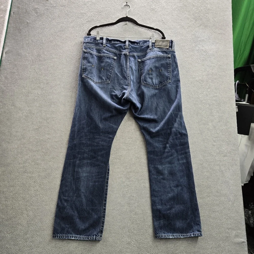 Polo Ralph Lauren Men Jeans 38X30 Blue Whisker Hampton Relaxed‎ Grunge 27